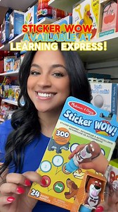 The sticker stamper adds a bit of surprise with every stamp! Great for travel & mess-free play! Shop Our Store ️ www.learningexpress.com/woodlands | Learning Express Toys of The Woodlands | Facebook