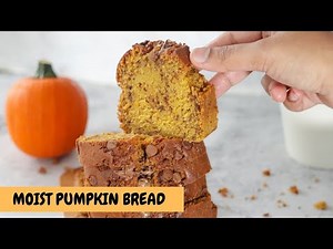 MOIST CHOCOLATE CHIP PUMPKIN BREAD | Food to Cherish
