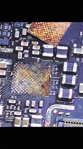 Satisfying IC Pad Cleaning 🛠️ Mobile Repairing Course #TSRMobileSolution #Shorts