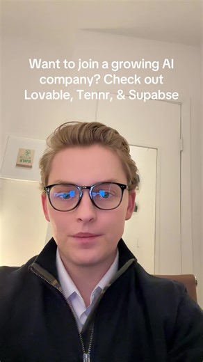 Which ones am I missing??? @Lovable You describe the app you want and it builds it Tennr AI that fixes how money actually moves through healthcare @supabase The backend people use when they don’t want to think about infrastructure #supabase #lovable #tech #tennr #startup