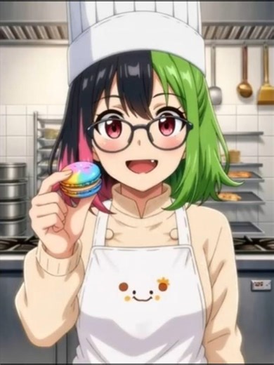 Want a Macaron? 🥹 She Baked Them Just for You! #macaron #sweet #cooking
