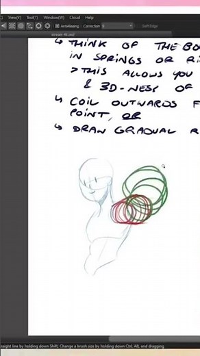 How to Draw Foreshortened ARMS 🦾 Using the Coil Method