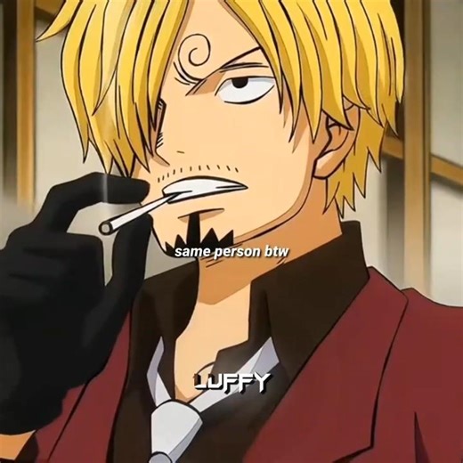 Same person btw || Sanji from one piece.. #onepiece #anime #strawhatpirates #whoopee #memearchive