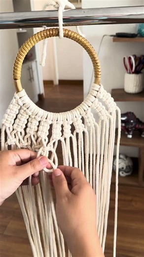 Cartera Macramé & Perlas #macrame #manualidades #diy #hechoamano #tutorial