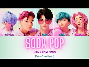 SODA POP Lyrics ~ Saja Boys | Kpop Demon Hunters Soundtrack (Color Coded Lyrics)