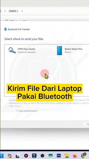 Send Files Using Bluetooth on a Laptop #tutorial