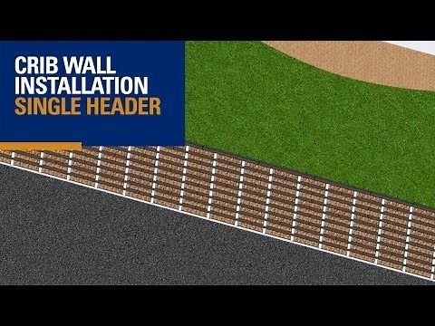 Crib Wall - Single Header (3D Animation)