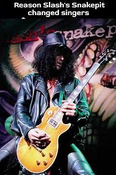 Slash's Snakepit singer switch, original vocalist explains