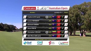 Highlights for round two of the 2016 Emirates Australian Open golf | Australian Open Golf