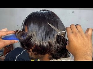 Long Silky Hair Transformation | stylish hair cut