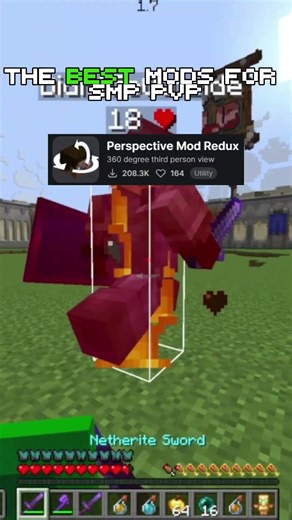 The BEST mods for SMP 🤯 #minecraft #pvp #marlowww #best