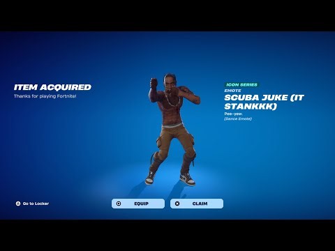 How To Get Scuba Juke It Stankkk Emote For FREE! (Fortnite)