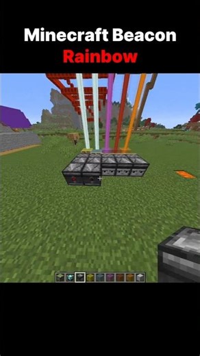 Minecraft Rainbow 🌈 #minecraft #shorts #gaming