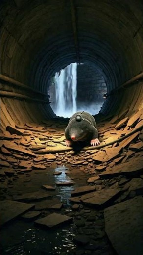 Mole POV: GoPro Captures Forgotten Subway Tunnel Mystery 🌊