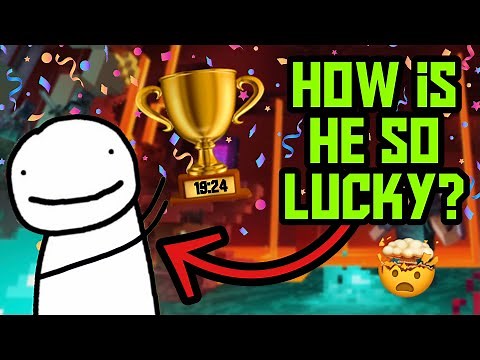 Dream's EXTREMELY LUCKY 1.16 speedrun/top 5 world record [19:24]