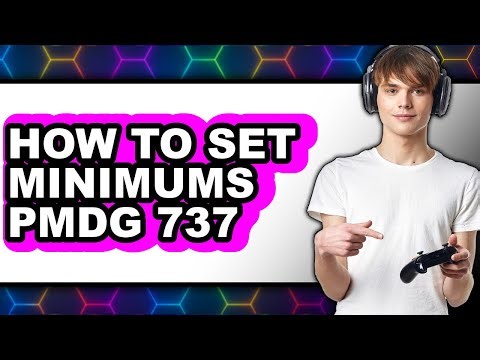 How to Set Minimums Pmdg 737 - Step by Step