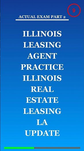 Illinois Real Estate Leasing Agent Exam 2026 – Updated Practice Questions & Correct Answers