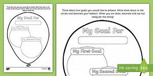 Balloon Goal Setting Activity