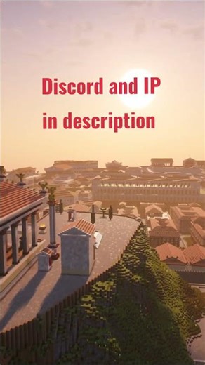 ROMACRAFT The IP adress = romecraft.mc-node.net https://discord.gg/A4zKK4fcG #romanempire #minecraft