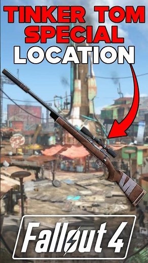 LEGENDARY TINKER TOM SPECIAL SNIPER RIFLE LOCATION IN FALLOUT 4