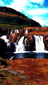 Iceland in 8K Ultra HD – Glaciers, Waterfalls & Northern Lights ❄️🌊🌌 #shorts