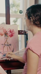 7K views · 82 reactions | When painting transparent glass, make sure your background color is the same as the color you put in your glass. . . . #artsy #artprocess #myart #mixedmedia #stilllife #artoftheday #arttips #artlesson #learnart #learnartonline #acrylicartwork #arttherapy #glass #glasspainting #artsandcrafts #professionalartist #artpro #paintingtips #colortips #floralart | Milan Art Institute | Facebook