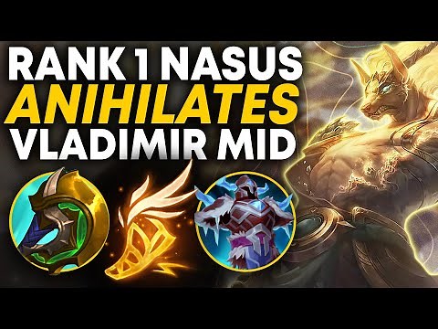 FIMBULWINTER IS OP!! Best Nasus Build Season 12 vs Vladimir Mid | Carnarius | League of Legends