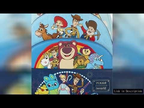 Loungefly Pixar Toy Story Movie Collab Triple Pocket Mini Backpack ?wallet