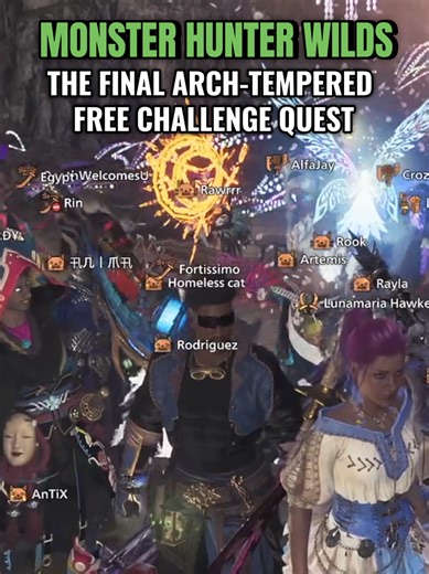 A proper send off to the base game's Arch-Tempered monster 🫡 #monsterhunterwilds #update #whattoplay