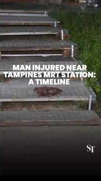 Man injured near Tampines MRT station: A timeline
