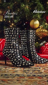 37 reactions | Boot up for the holidays! Boots 25% off. | Rainbow Shops | Facebook