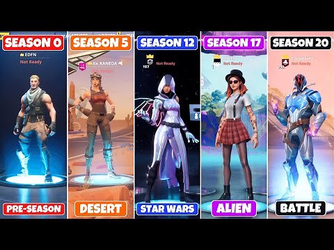 Evolution of Fortnite Lobby Background! (Chapter 1 Season 1 - Chapter 3 Season 2)