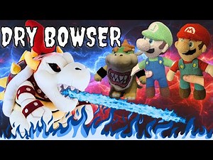 Super Mario Plush: Dry Bowser (Donnie Plush Productions)