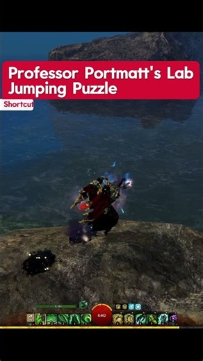 Professor Portmatt's Lab Jumping Puzzle Skyscale Shortcut #guildwars2 #gw2 #mmorpg #gw2skyscale