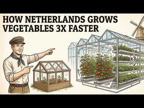 How Netherlands Grows Vegetables 3X Faster – The Secret Revealed !
