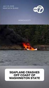 Multiple injured after seaplane crashes off coast of Washington state