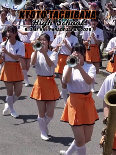 Kyoto Tachibana High School - Blume Hill Parade Japan 2026, Song: Enter Sandman - Metallica #marching_gato #fyp