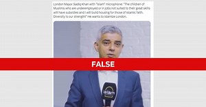 Fact Check: Fake quote about benefits for London’s Muslims attributed to mayor