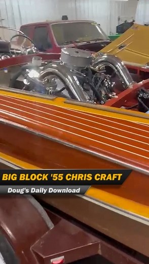 4.9K views · 81 reactions | DOUG'S DAILY DOWNLOAD: BIG BLOCK '55 CHRIS CRAFT BUILD | Prestige Motorsports Inc | Facebook