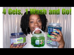 Comparison of 4 Wetline Xtreme Gels | Wash and Go on Type 4 Hair