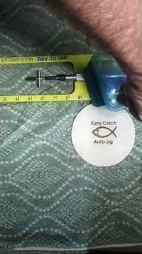 Attaching the Easy Catch Auto Jig onto a standard tip-up.