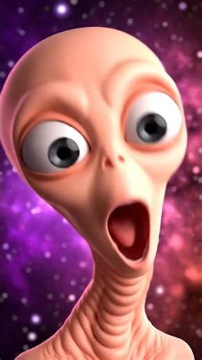 Alien Yawn Surprise! Boing Sound Synchronized Head Snap #CGI #Shorts #Alien
