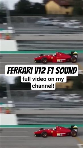 Ferrari V12 F1 Pure Sound #formula1 #f1 #ferrariv12 #v12 #412t1 #alesi #imola #puresound #fast