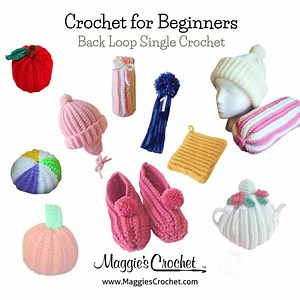 1.2K views · 41 reactions | Try out these 12 easy single crochet patterns, developed with beginners in mind. You'll whip up each of these functional projects in no time and have something fun to show off to your friends and family. You can even give some out as gifts! https://www.maggiescrochet.com/products/crochet-for-beginners-how-to-crochet-12-easy-single-crochet-projects | Maggie's Crochet | Facebook