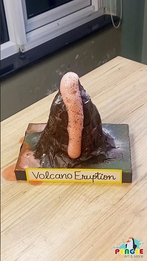 Volcano Eruption Working Model 🌋 | Science Exhibition Project 🔭 | 1st Prize Winner 🏆