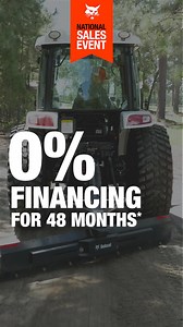 109 reactions | Now for a limited time, get as low as 0% financing for 48 months* or a rebate up to $4,000 USD* on Bobcat utility tractors. | Bobcat Company | Facebook