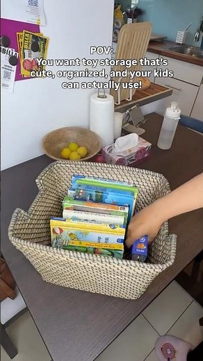 IKEA Toy Storage That Actually Works | Åsunden Bins in Our Living Room 🧺