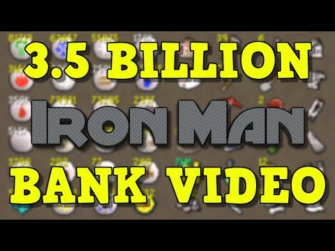 OSRS Maxed IRONMAN Bank Video 3.5B+