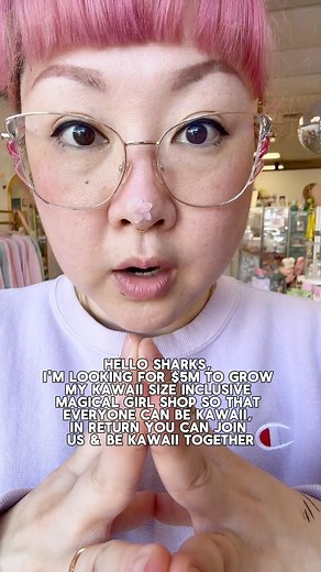 14K views · 1.1K reactions | i just want all people to have access to kawaii, pastel stuff - regardless of their gender, who they love, what their body shape is like~ they all deserve to have acess to the same things other people do. #pinkmoonatelier #kawaiishop #magicalgirlshop #inclusivefashion #sizeinclusive #sharktank | Pink Moon Atelier | Facebook