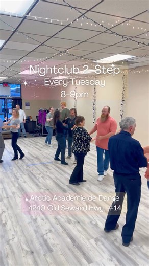 Swaying to the sound tonight with Nightclub Two-Step at 8pm 🥰 | Arctic Academie de Danse